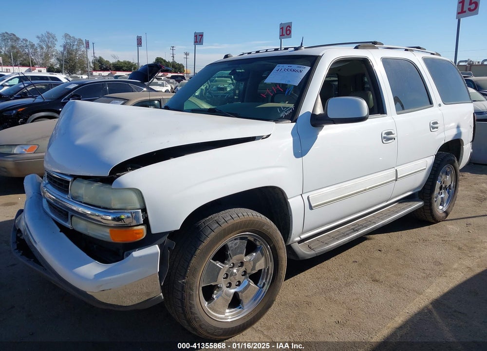 2005 CHEVROLET TAHOE LT VIN: 1GNEC13T55R129175