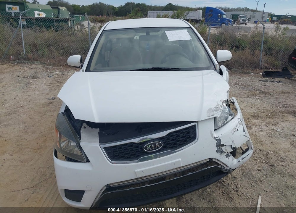 2011 KIA RIO VIN: KNADH4A37B6959824
