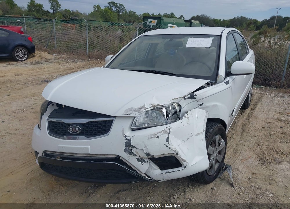 2011 KIA RIO VIN: KNADH4A37B6959824