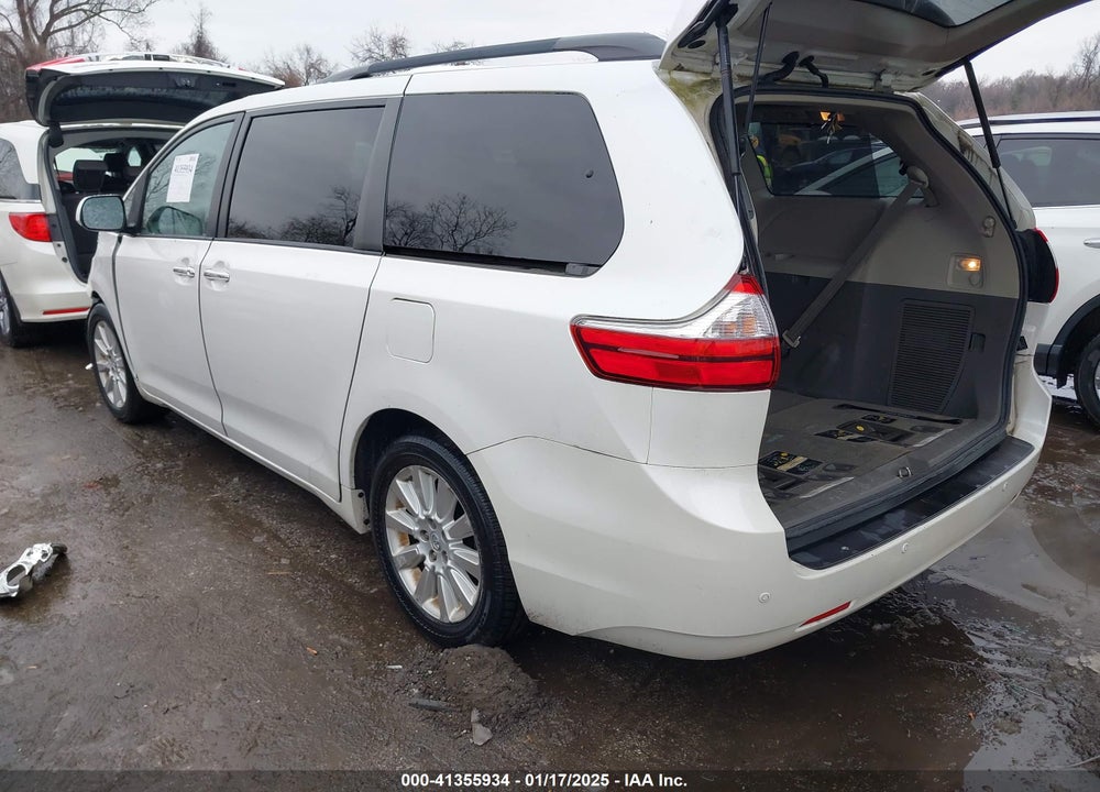 2015 TOYOTA SIENNA XLE LIMITED VIN: 5TDDK3DC9FS115784