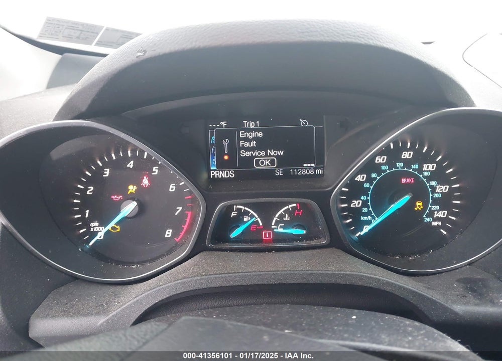 2016 FORD ESCAPE S VIN: 1FMCU0F75GUB37147