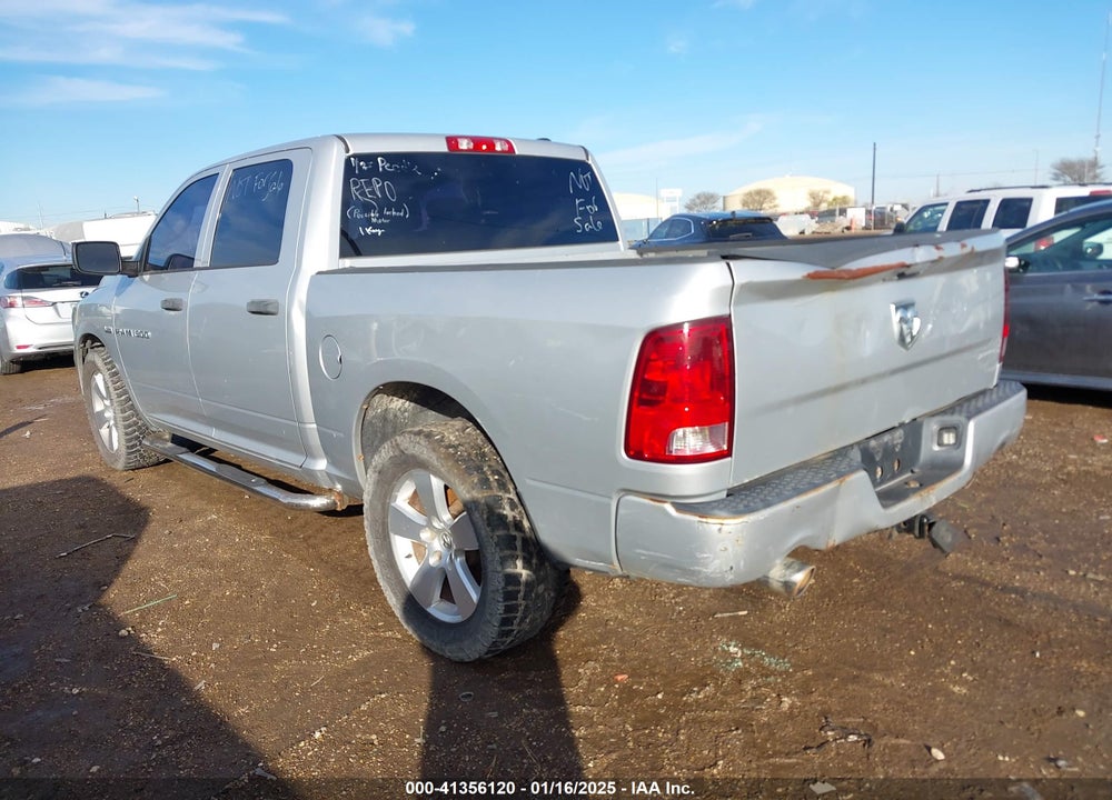 2012 RAM 1500 VIN: 1C6RD6KT8CS331687