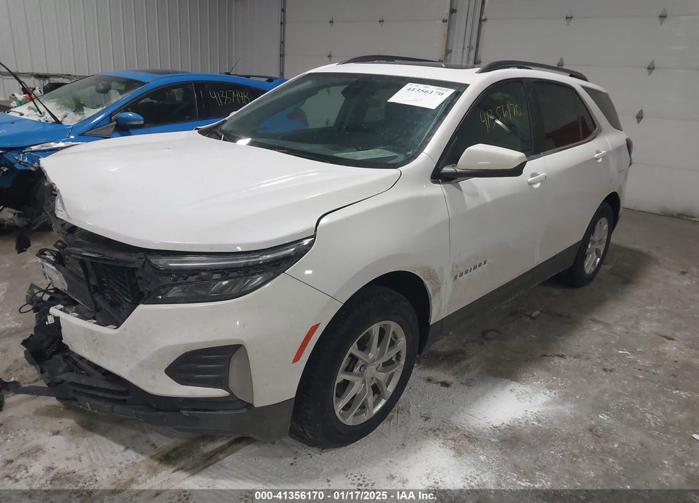 2022 CHEVROLET EQUINOX AWD LT VIN: 3GNAXUEV8NL117192