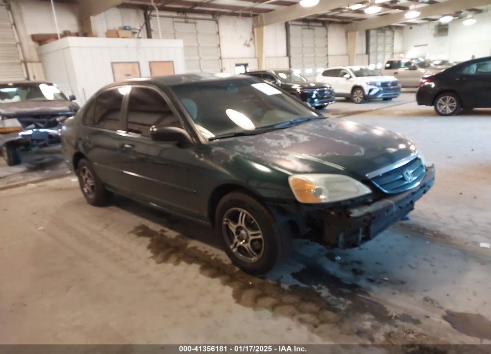 2002 HONDA CIVIC LX VIN: 2HGES16612H595748
