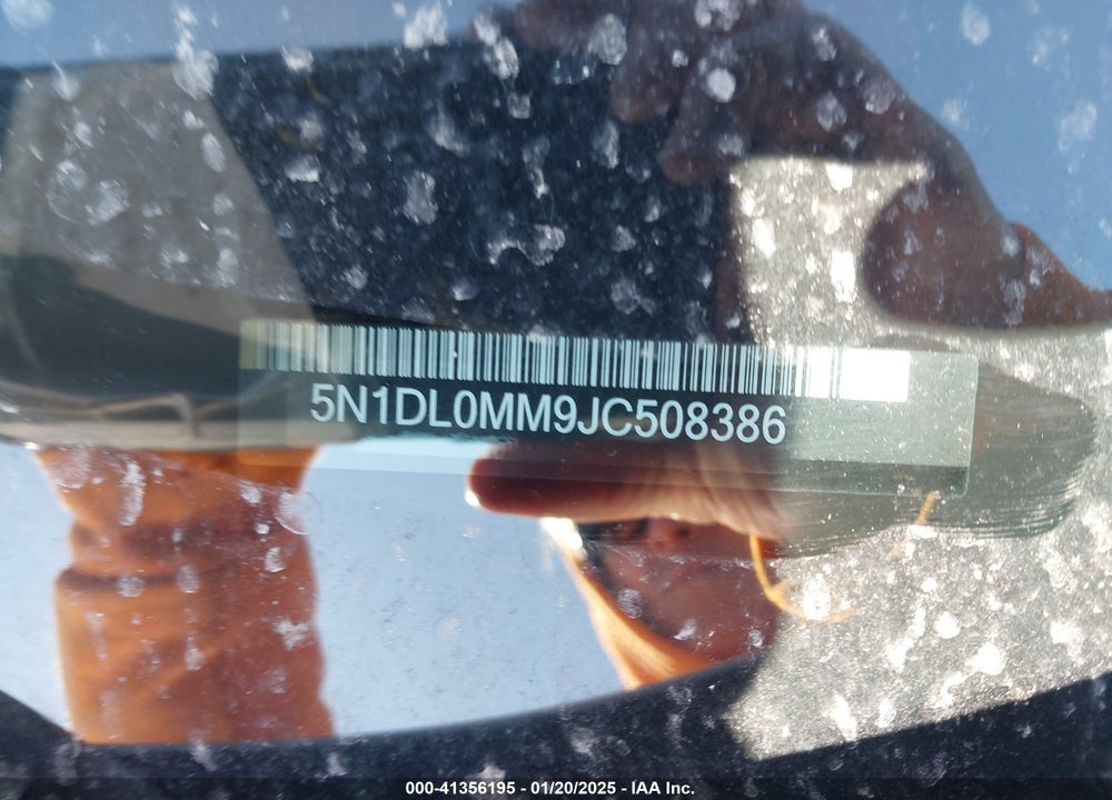 2018 INFINITI QX60 VIN: 5N1DL0MM9JC508386