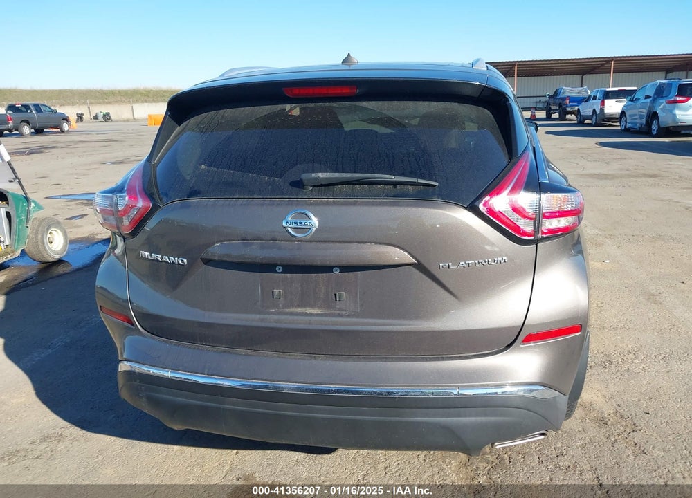 2015 NISSAN MURANO PLATINUM/S/SL/SV VIN: 5N1AZ2MG8FN258402