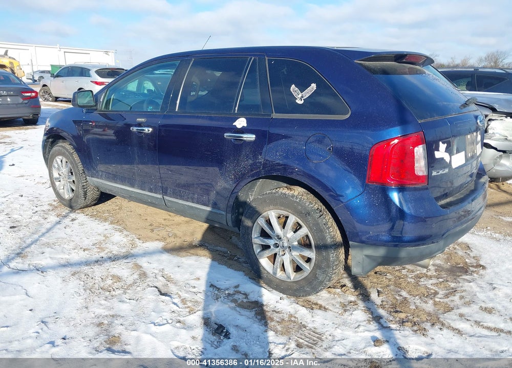 2011 FORD EDGE SEL VIN: 2FMDK4JC7BBA74895