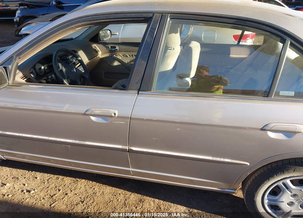 2002 HONDA CIVIC LX VIN: 1HGES16582L050348