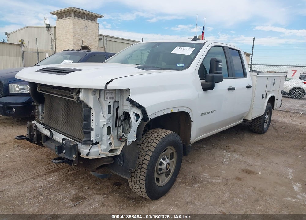 2021 CHEVROLET SILVERADO 2500HD 4WD DOUBLE CAB LONG BED WT VIN: 1GB2YLE79MF186265