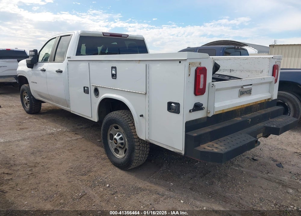 2021 CHEVROLET SILVERADO 2500HD 4WD DOUBLE CAB LONG BED WT VIN: 1GB2YLE79MF186265