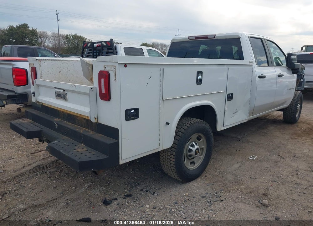 2021 CHEVROLET SILVERADO 2500HD 4WD DOUBLE CAB LONG BED WT VIN: 1GB2YLE79MF186265