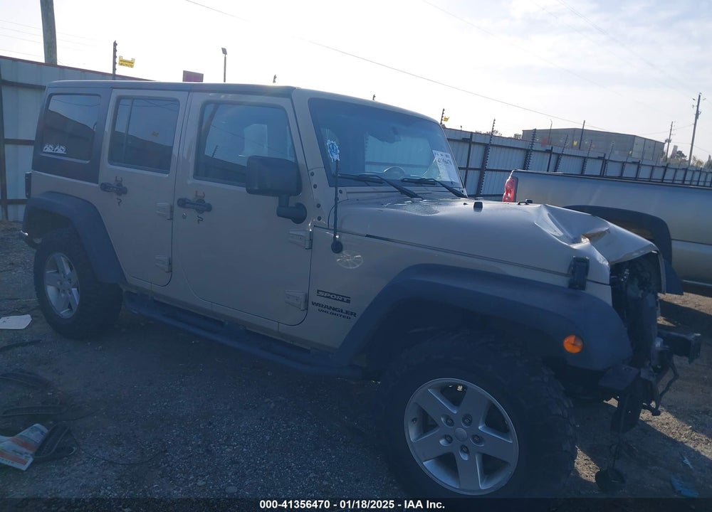 2016 JEEP WRANGLER UNLIMITED SPORT VIN: 1C4HJWDG9GL316984