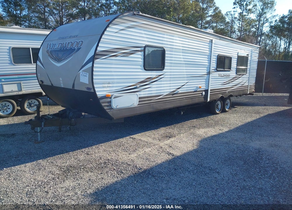 2017 FOREST RIVER TRAVEL TRAILER VIN: 4X4TWDC28HA261117