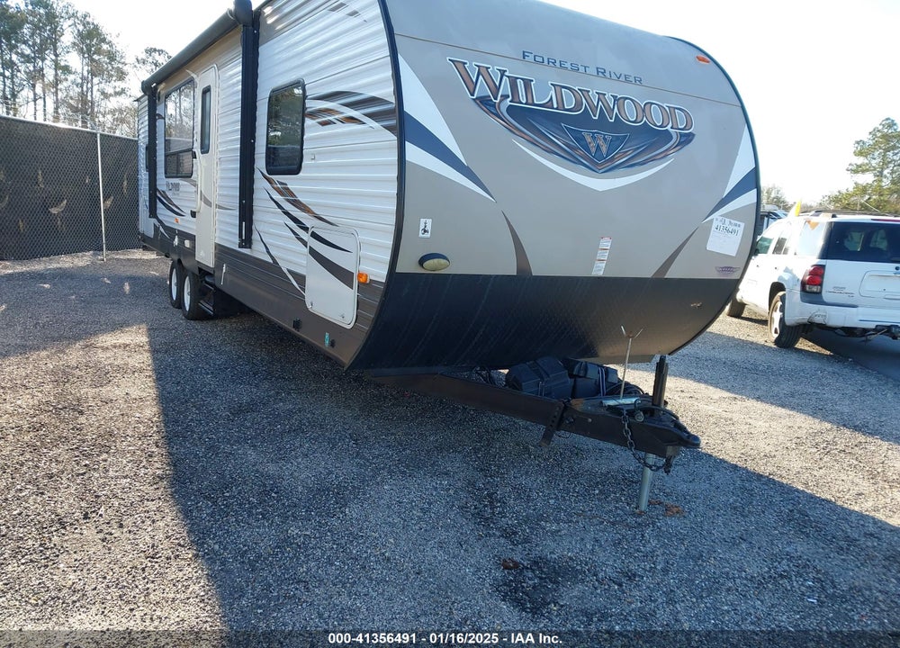 2017 FOREST RIVER TRAVEL TRAILER VIN: 4X4TWDC28HA261117