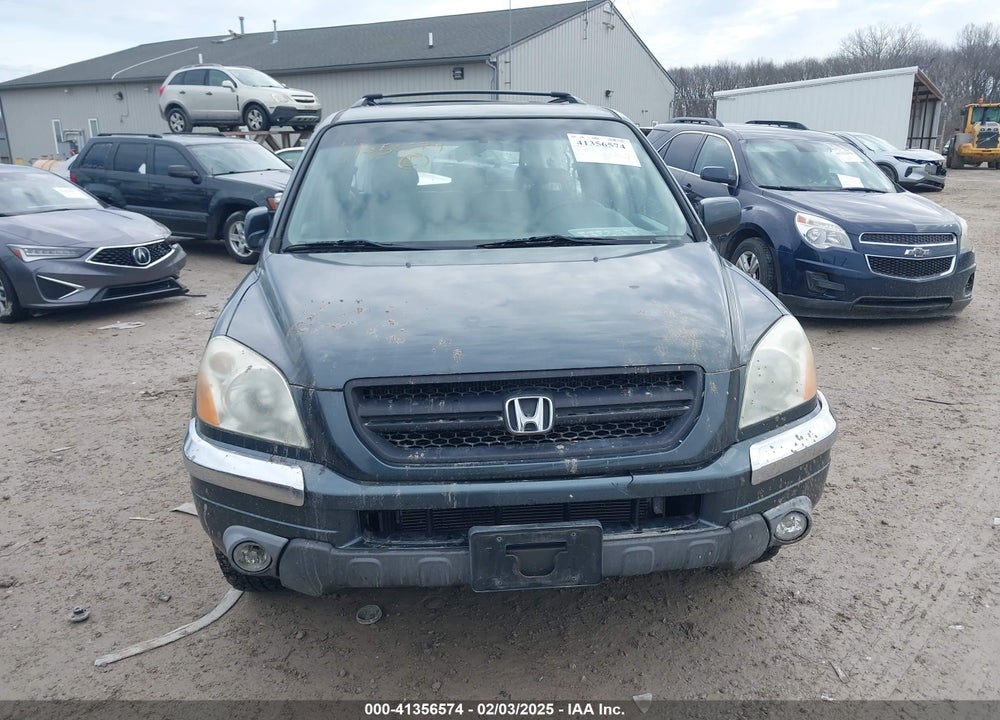 2005 HONDA PILOT EX-L VIN: 5FNYF18575B068442
