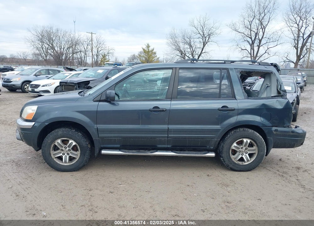 2005 HONDA PILOT EX-L VIN: 5FNYF18575B068442