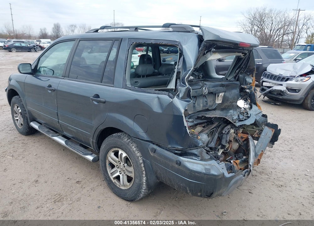 2005 HONDA PILOT EX-L VIN: 5FNYF18575B068442