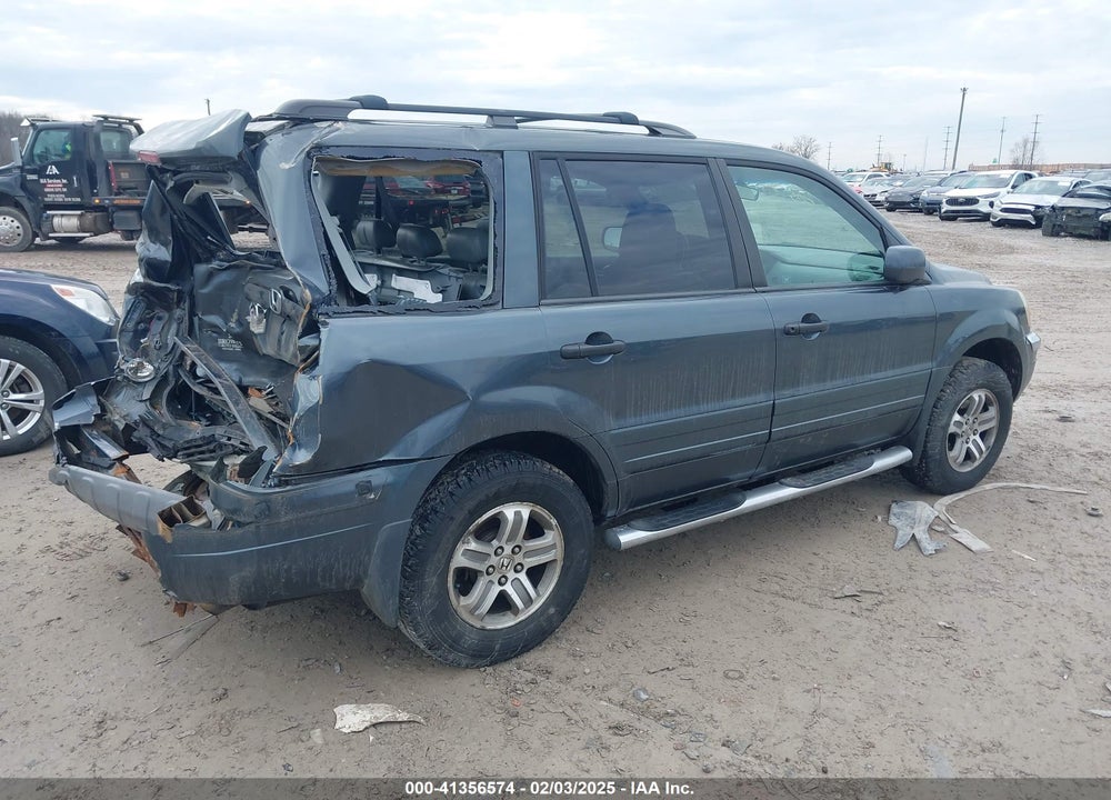 2005 HONDA PILOT EX-L VIN: 5FNYF18575B068442