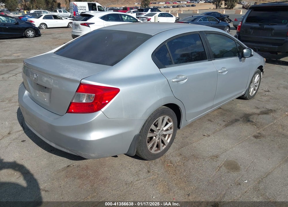 2012 HONDA CIVIC EX VIN: 2HGFB2F84CH301501