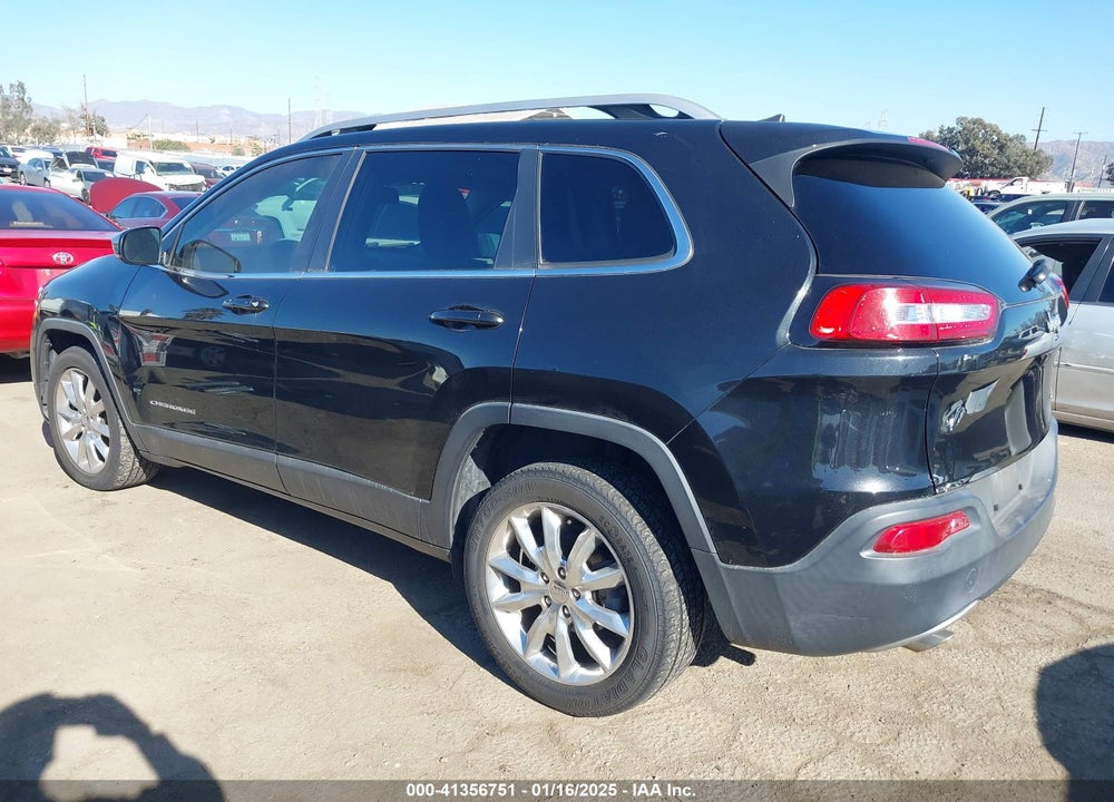 2016 JEEP CHEROKEE LIMITED VIN: 1C4PJLDB1GW350351