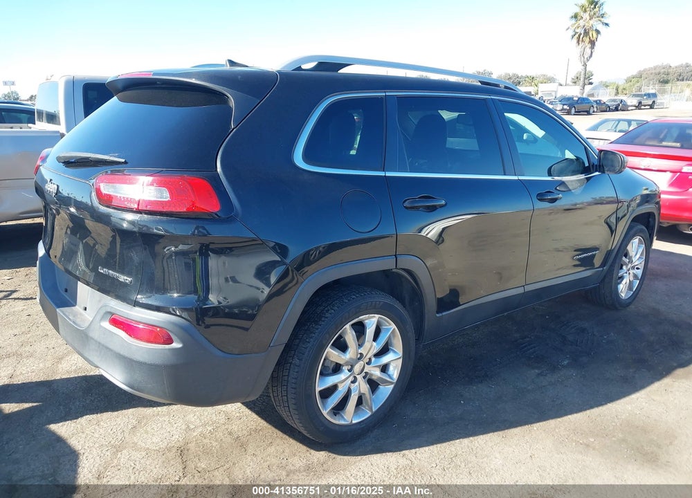 2016 JEEP CHEROKEE LIMITED VIN: 1C4PJLDB1GW350351