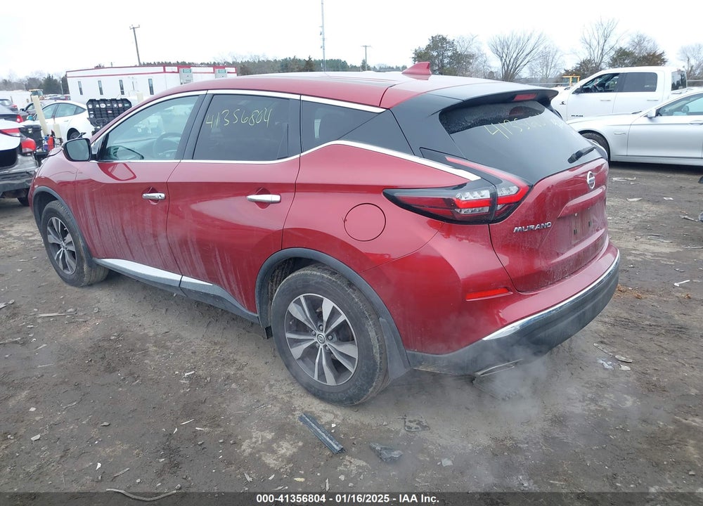 2019 NISSAN MURANO S VIN: 5N1AZ2MJ1KN125518