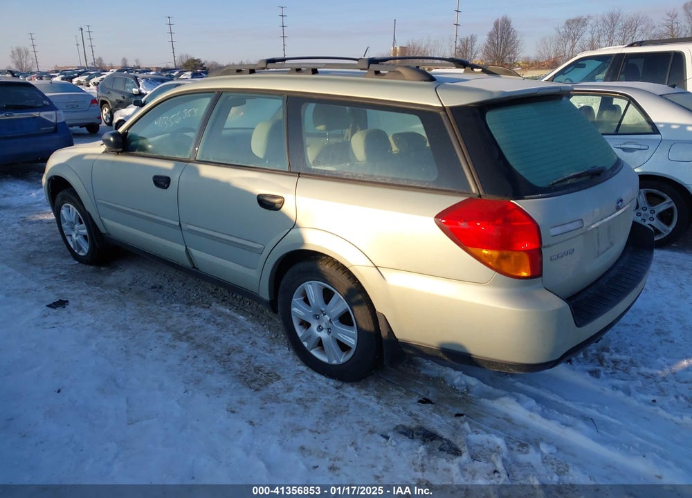 2005 SUBARU OUTBACK 2.5I VIN: 4S4BP61C557346183