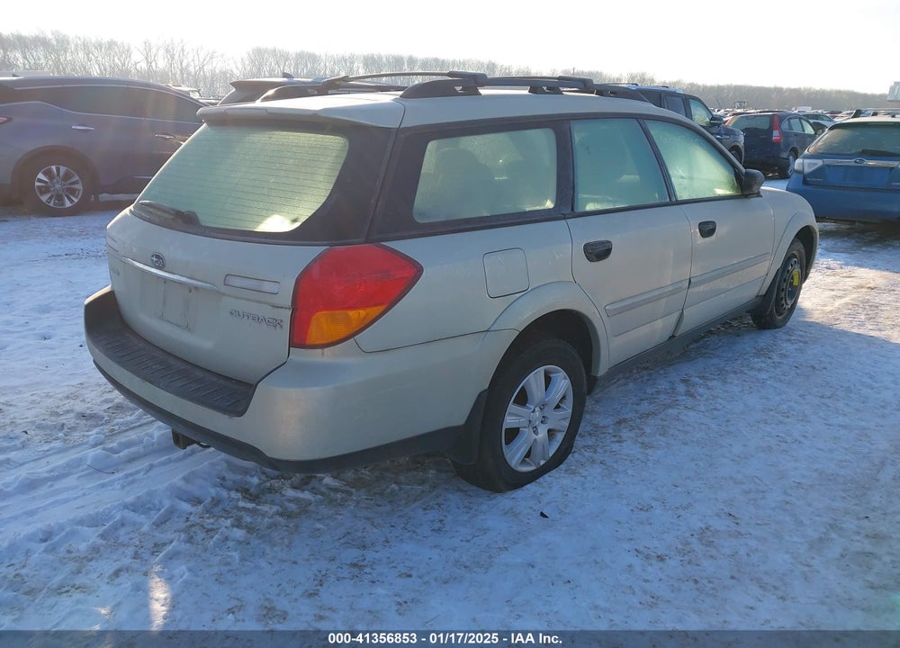 2005 SUBARU OUTBACK 2.5I VIN: 4S4BP61C557346183
