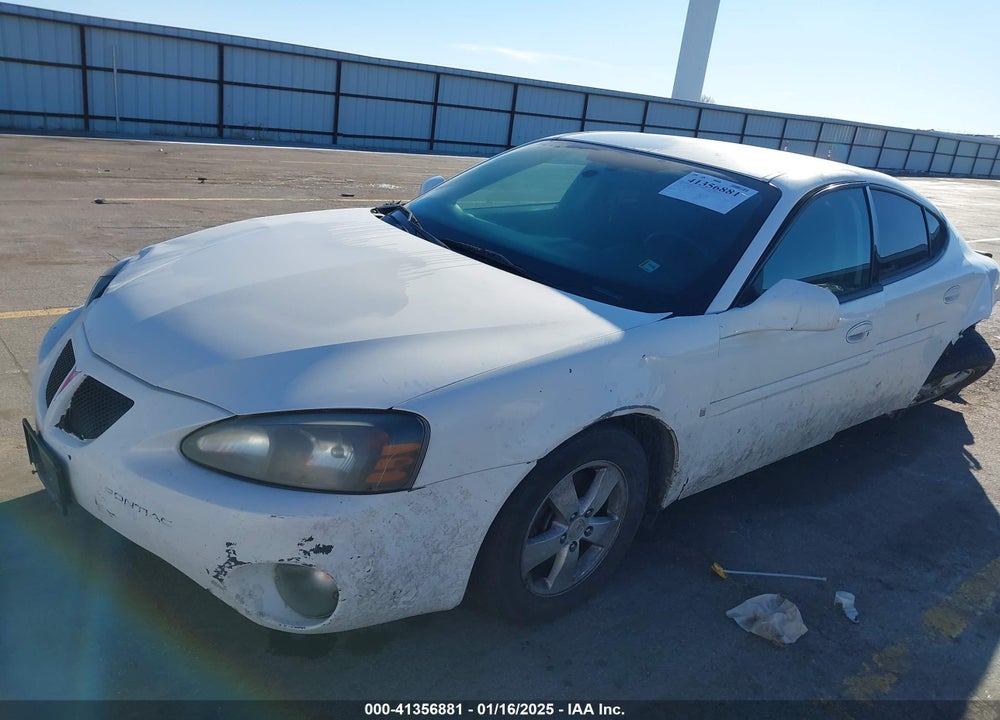 2008 PONTIAC GRAND PRIX VIN: 2G2WP552181122125