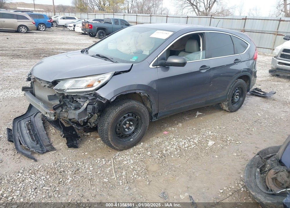 2016 HONDA CR-V LX VIN: 5J6RM4H30GL128789