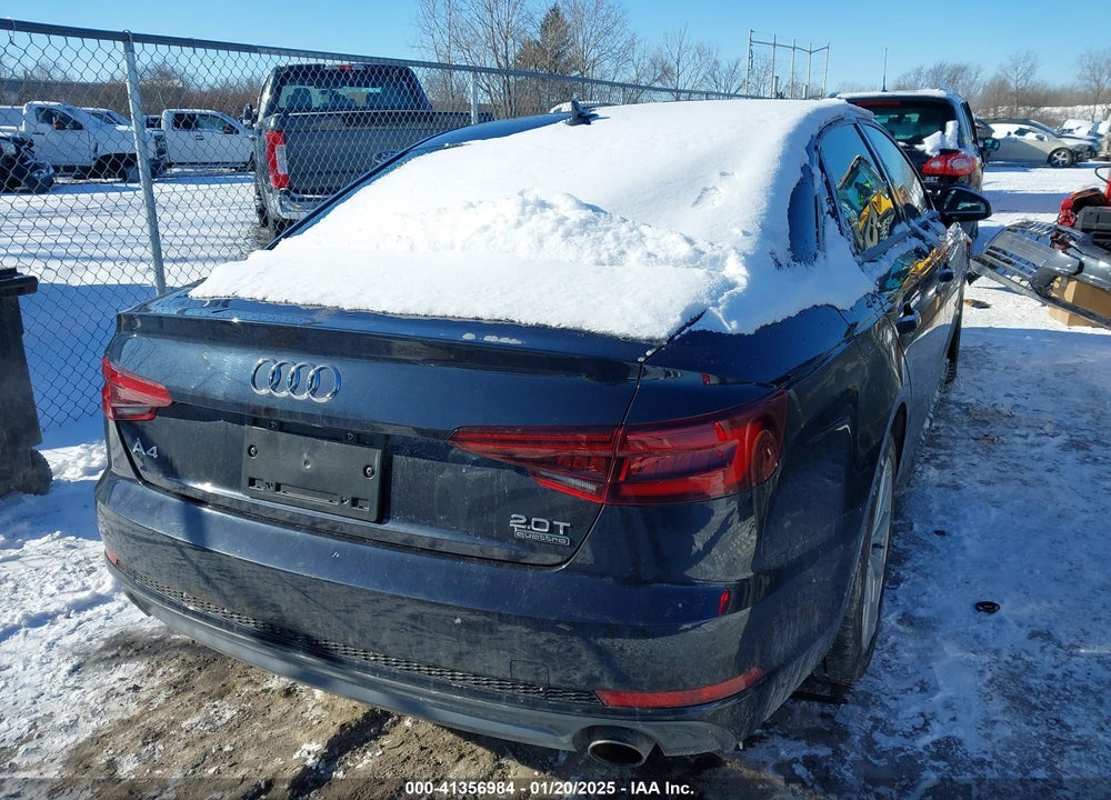 2018 AUDI A4 VIN: WAUDNAF49JA134498