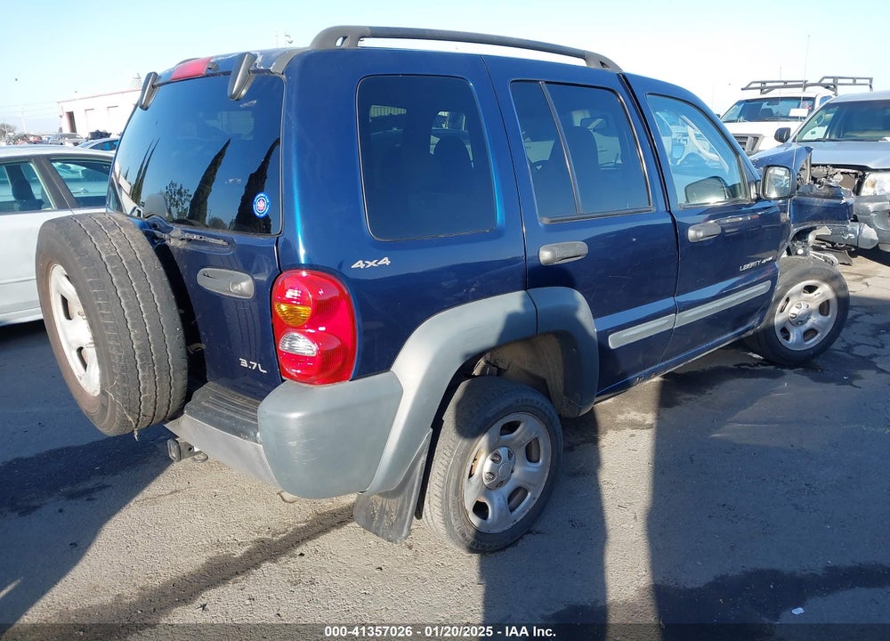 2002 JEEP LIBERTY VIN: 1J4GL48K62W257998