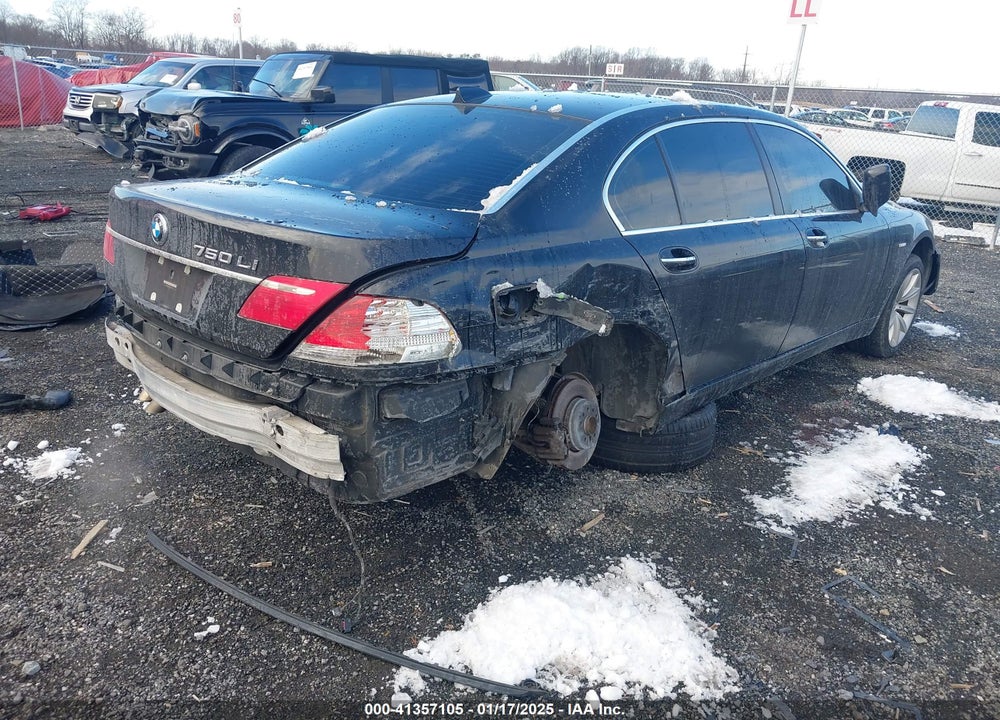 2007 BMW 750 VIN: WBAHN83547DT65422