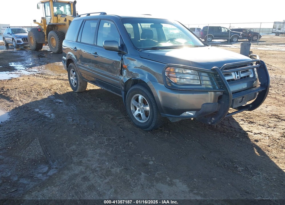 2007 HONDA PILOT EX-L VIN: 2HKYF18717H510332