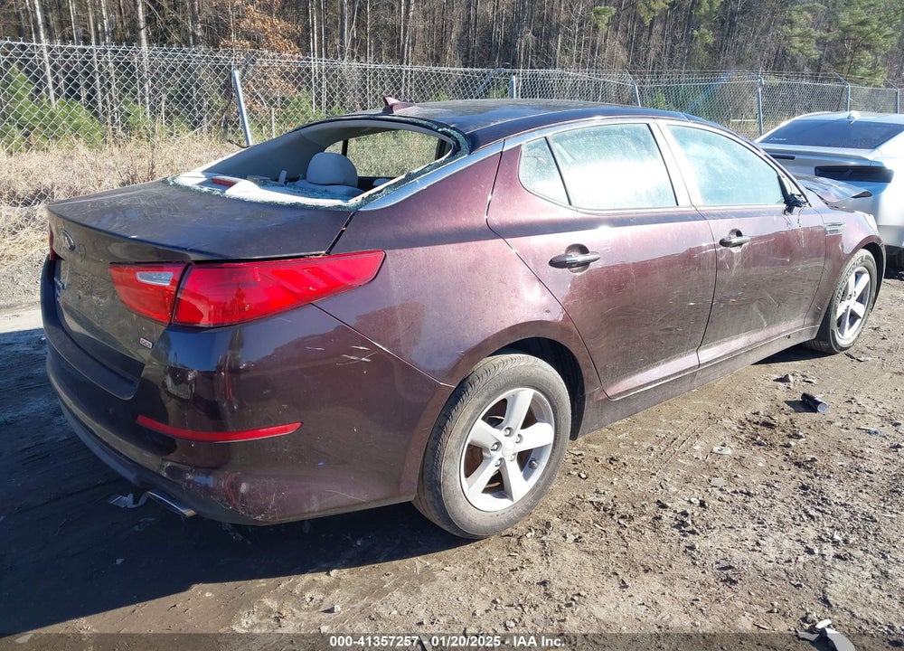 2014 KIA OPTIMA VIN: 5XXGM4A70EG280613