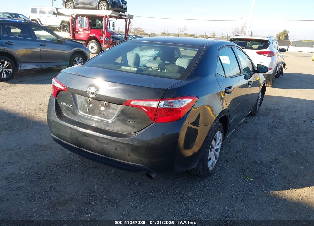 2016 TOYOTA COROLLA VIN: 2T1BURHE7GC663180