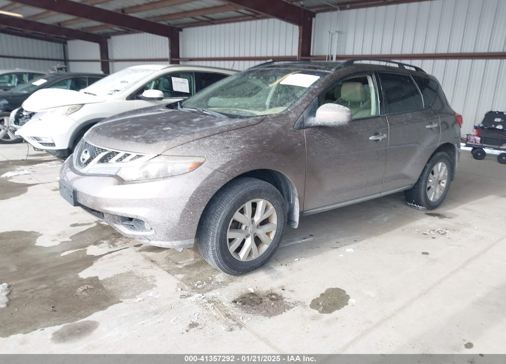 2012 NISSAN MURANO SL VIN: JN8AZ1MWXCW200453