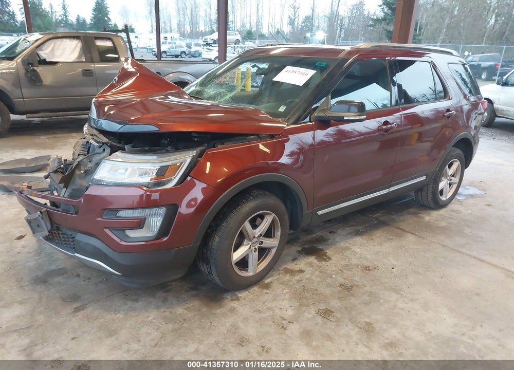 2016 FORD EXPLORER XLT VIN: 1FM5K8D86GGC51682