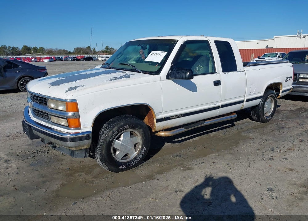 1997 CHEVROLET K1500 FLEETSIDE VIN: 2GCEK19RXV1125719