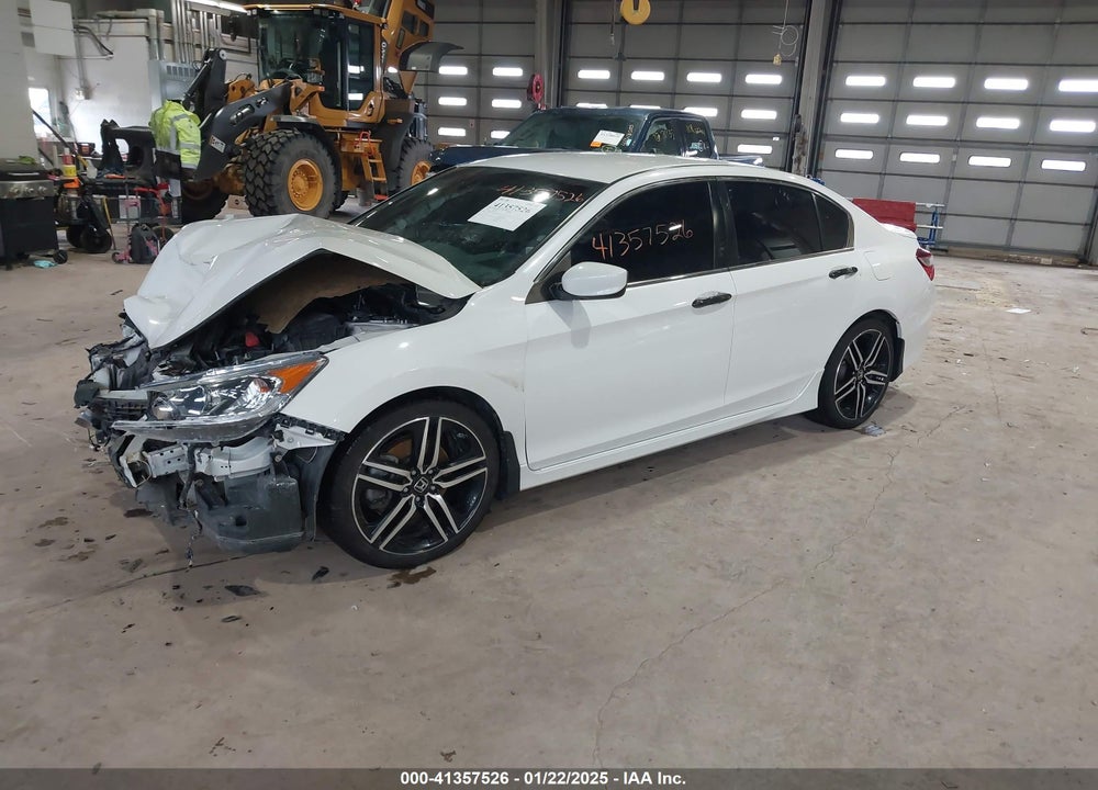 2016 HONDA ACCORD SPORT VIN: 1HGCR2F54GA163385