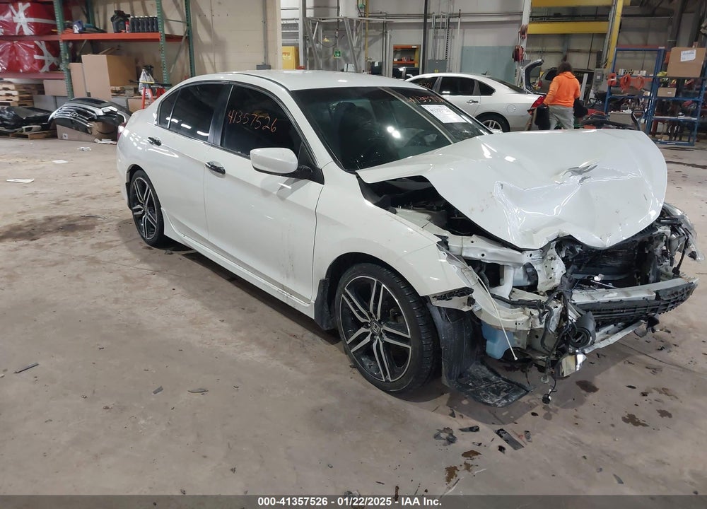 2016 HONDA ACCORD SPORT VIN: 1HGCR2F54GA163385