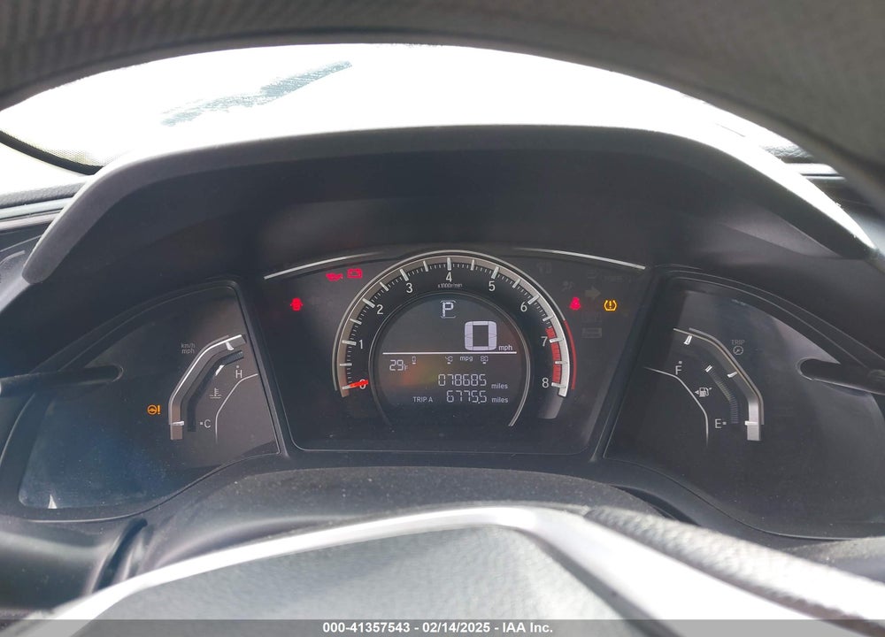 2016 HONDA CIVIC VIN: 19XFC2F5XGE215466