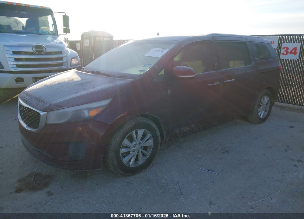 2016 KIA SEDONA LX VIN: KNDMB5C11G6128817