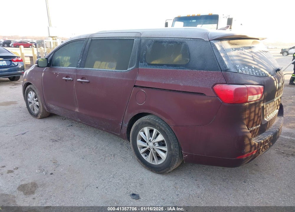 2016 KIA SEDONA LX VIN: KNDMB5C11G6128817