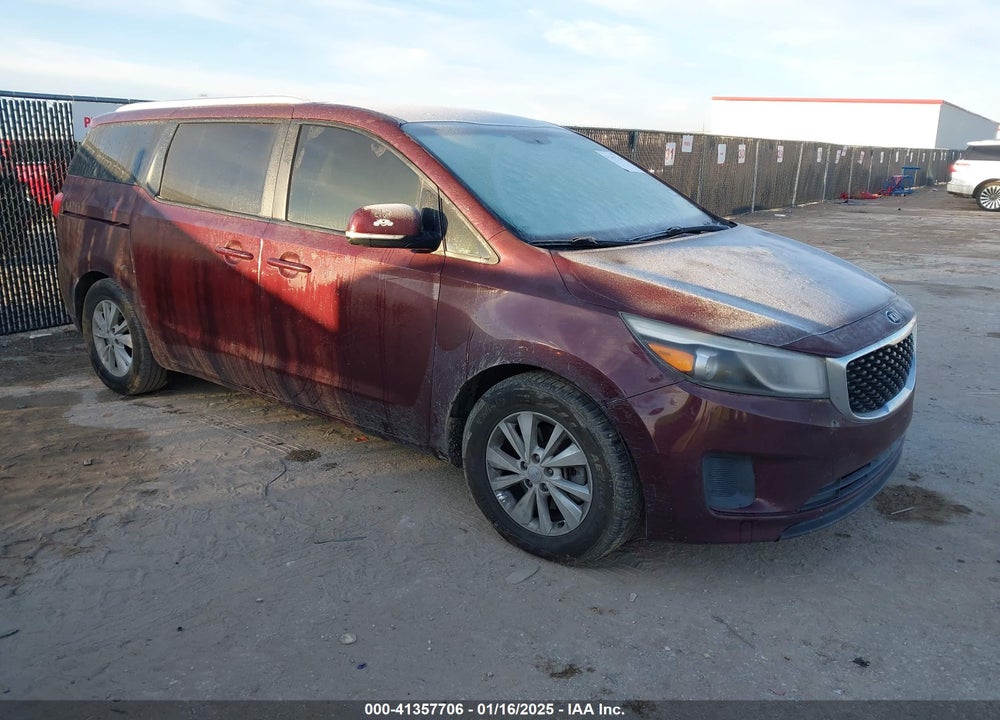 2016 KIA SEDONA LX VIN: KNDMB5C11G6128817