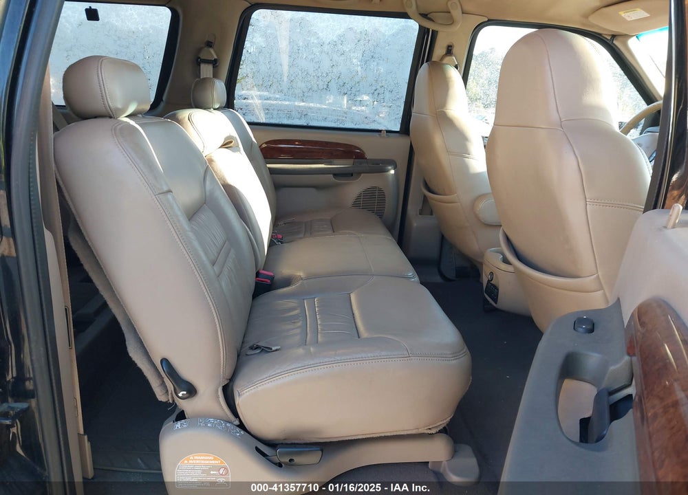 2001 FORD EXCURSION LIMITED VIN: 1FMNU43S71ED72806