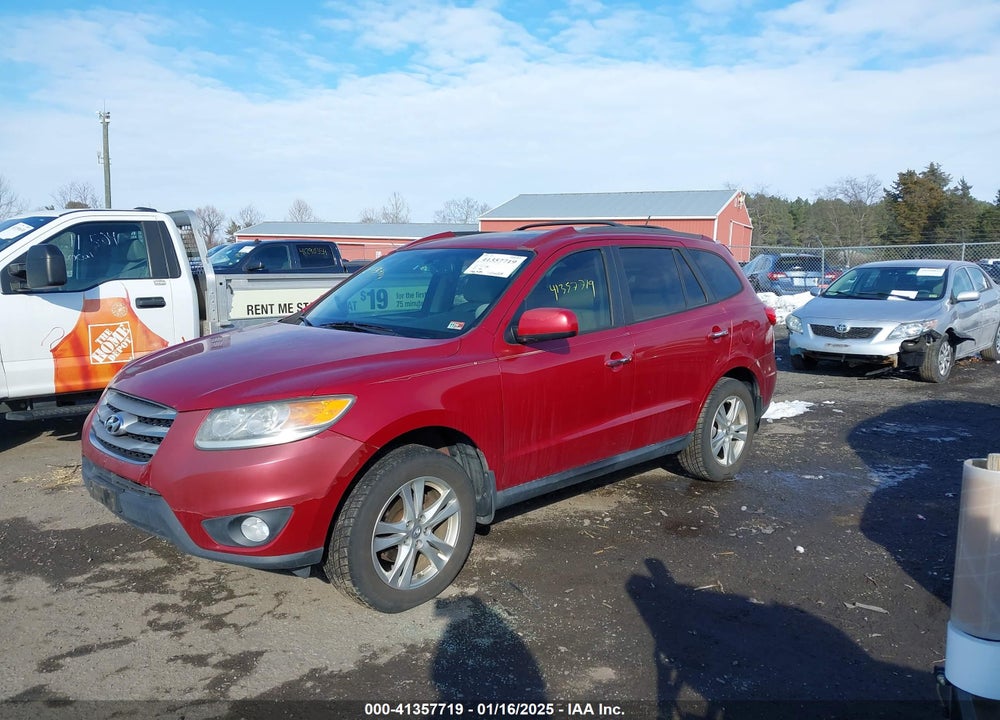 2012 HYUNDAI SANTA FE LIMITED VIN: 5XYZK3AB8CG134787