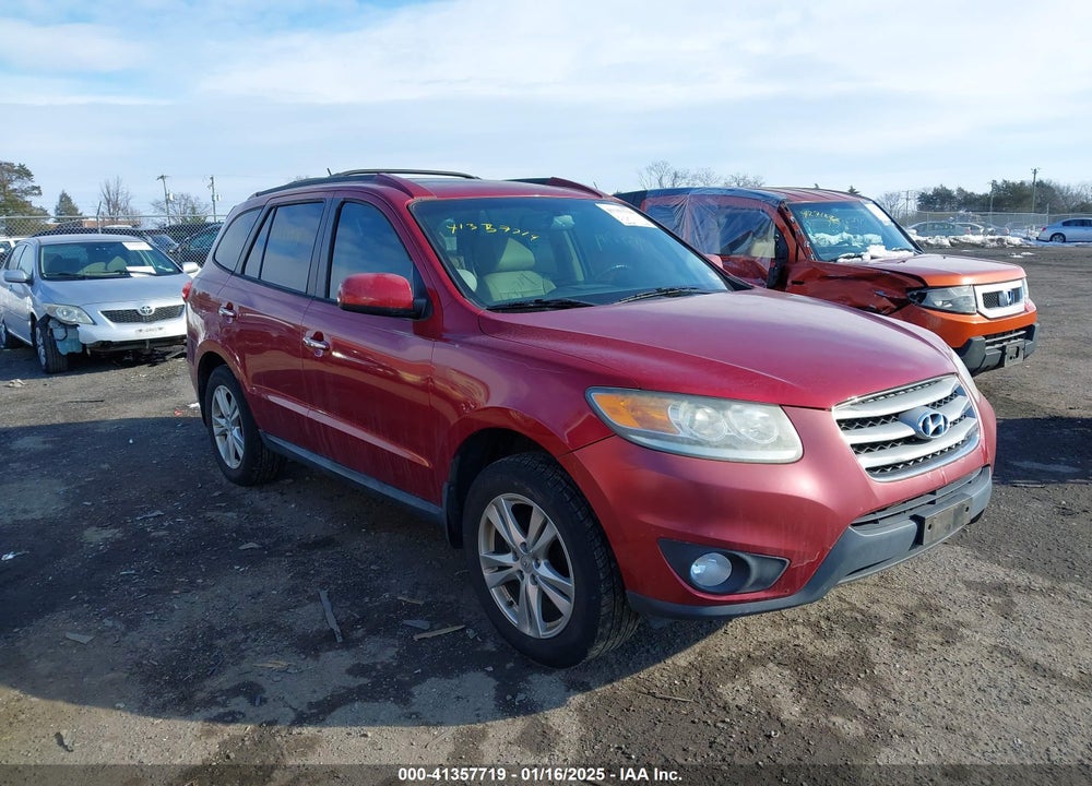 2012 HYUNDAI SANTA FE LIMITED VIN: 5XYZK3AB8CG134787