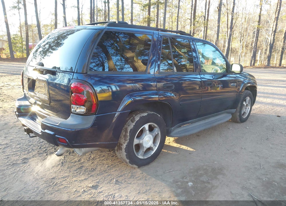2007 CHEVROLET TRAILBLAZER LS VIN: 1GNDS13S472247588