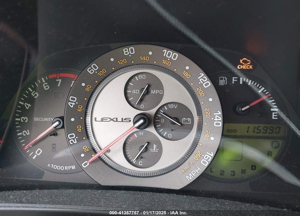2002 LEXUS IS 300 VIN: JTHBD192X20049277